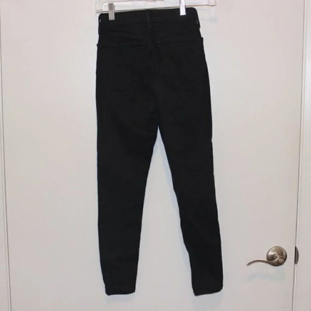Topshop Black Strength Leg Jamic Jeans Women Size Petite W24